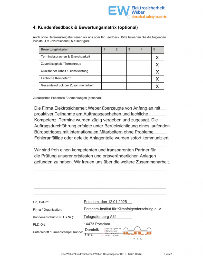 Vorschau der Referenz von Potsdam-Institut für Klimafolgenforschung e. V.