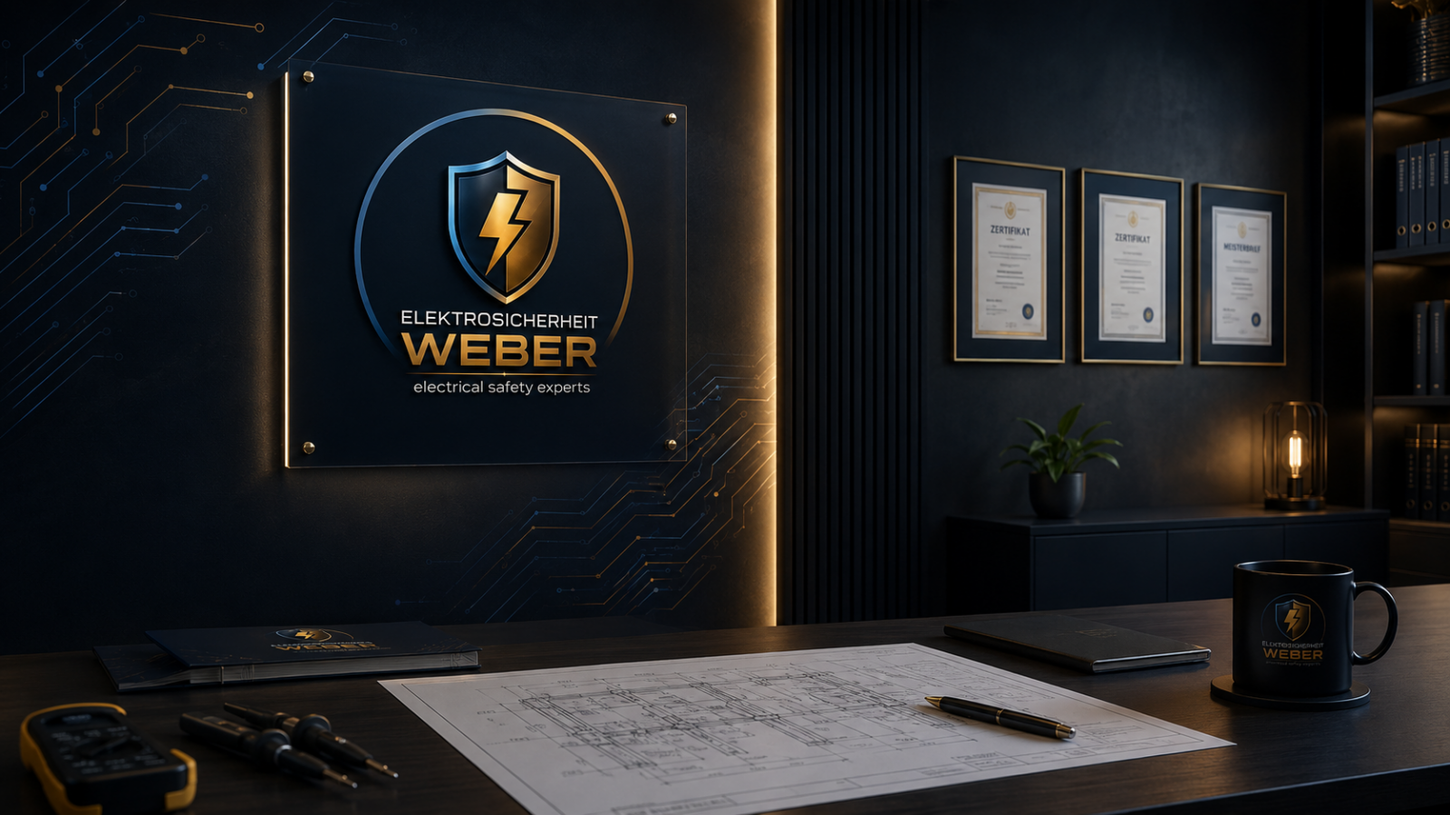 Technische Darstellung von Prüfung und Dokumentation.